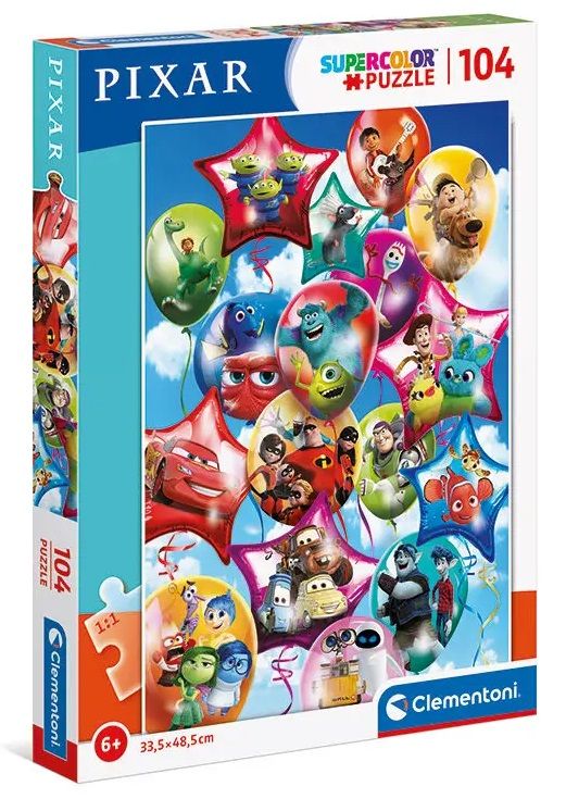 Φωτογραφία προϊόντος: Clementoni Παζλ 104 Super Color Pixar Party (1210-25717)
