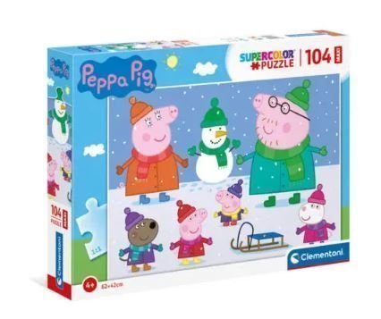 Φωτογραφία προϊόντος: Clementoni Πάζλ 104 Super Colour Peppa Pig (1210-23752)
