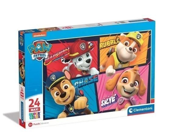 Φωτογραφία προϊόντος: Clementoni Πάζλ 24 Maxi Supercolor Paw Patrol (1200-24238)