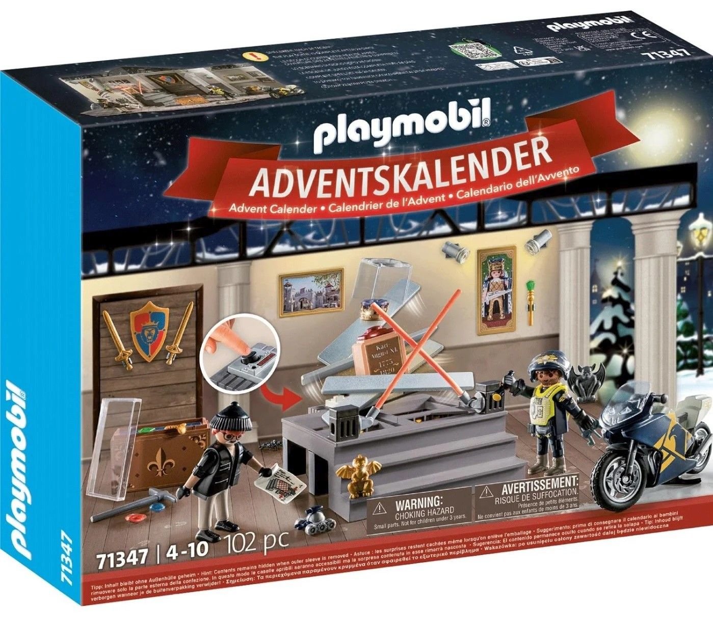 Φωτογραφία προϊόντος: Playmobil Χριστουγεννιάτικο Ημερολόγιο Ληστεία στο μουσείο (71347)