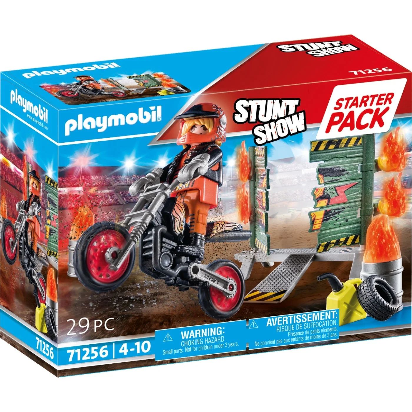 Φωτογραφία προϊόντος: Playmobil Starter Pack Stunt Show Ακροβατικά Με Μηχανή Motocross (71256)