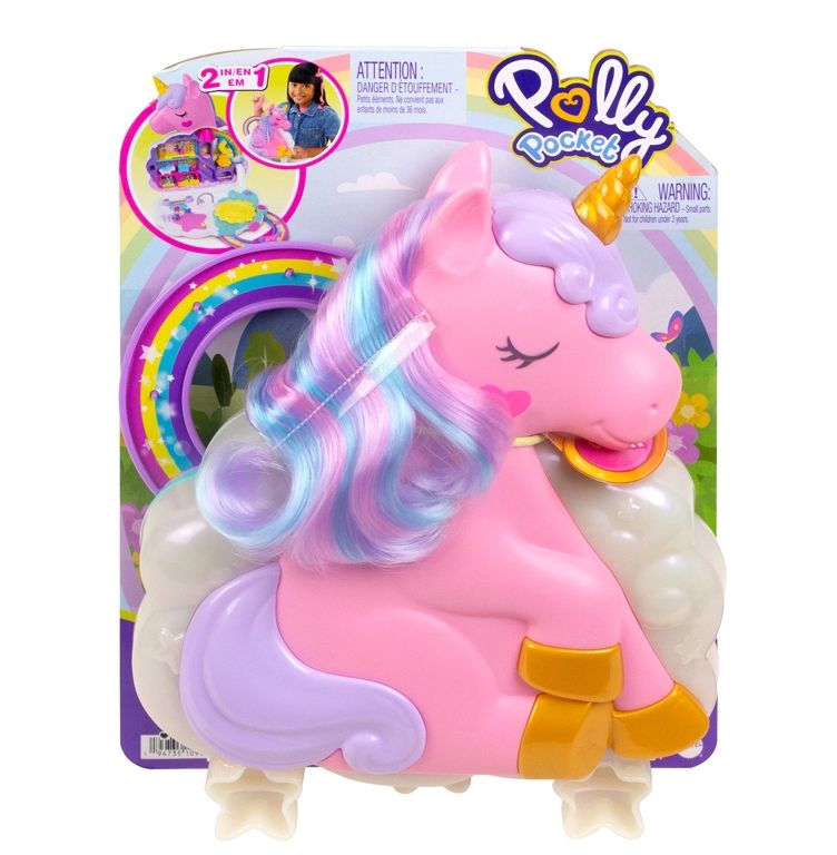 Φωτογραφία προϊόντος: Mattel Polly Pocket Mini Σαλόνι Ομορφιάς Μονόκερος (HKV51)