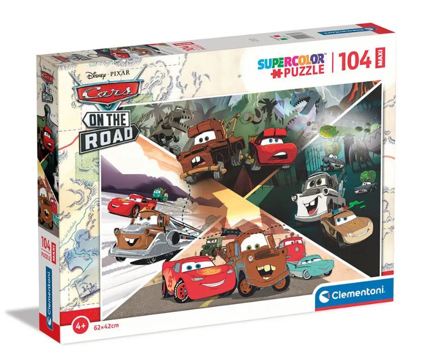 Φωτογραφία προϊόντος: Clementoni Παζλ 104 Maxi Supercolor Cars (1210-23774)