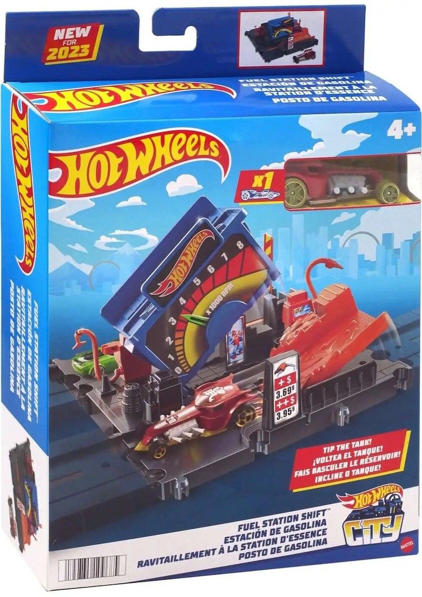 Φωτογραφία προϊόντος: Mattel Hot Wheels Μίνι Πίστες Speedy Fuel Station Swift (HKX45)