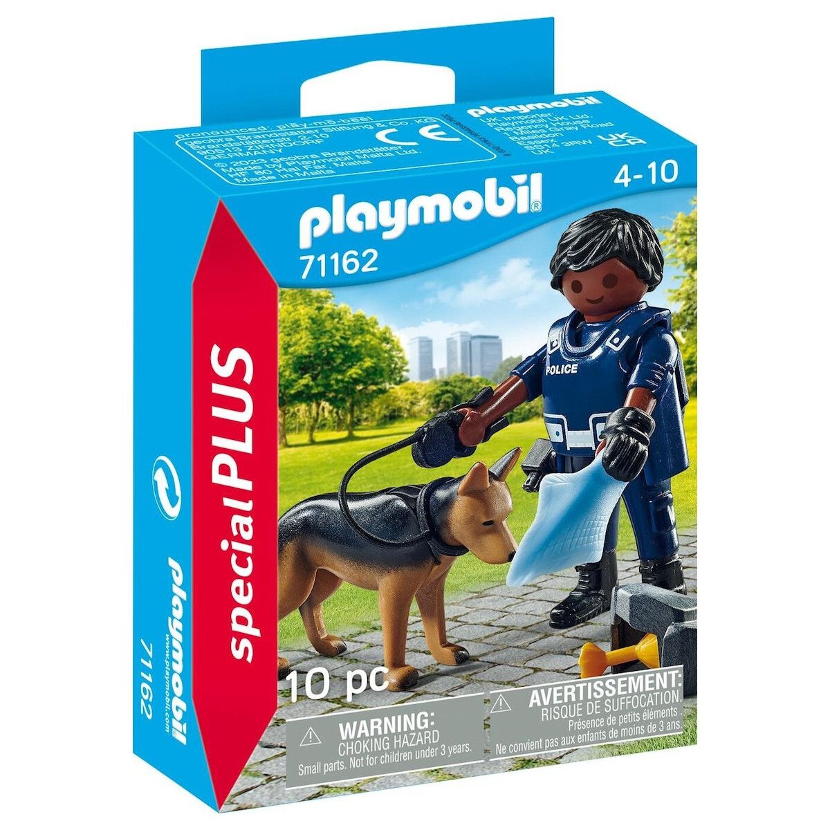 Φωτογραφία προϊόντος: Playmobil Αστυνομικός Με Σκύλο Ανιχνευτή (71162)