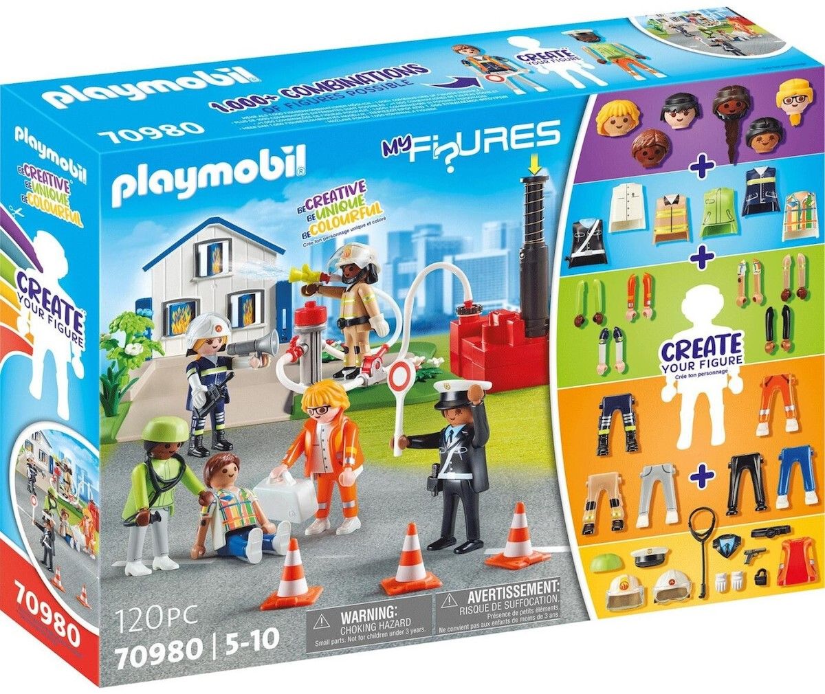 Φωτογραφία προϊόντος: Playmobil My Figures Πυροσβεστική Διάσωση (70980)