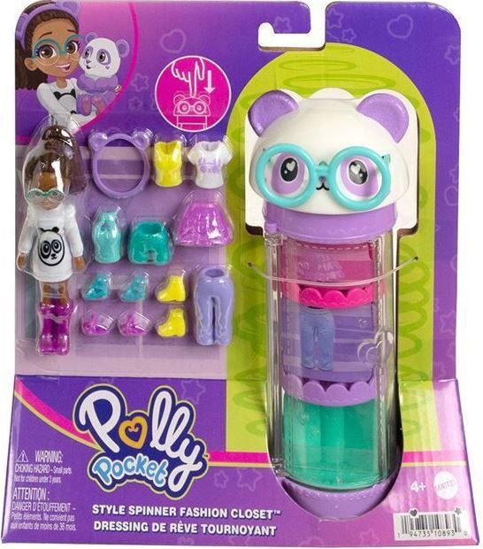 Φωτογραφία προϊόντος: Mattel Polly Pocket Κούκλα Με Μόδες Σε Κύλινδρο (HKW04)