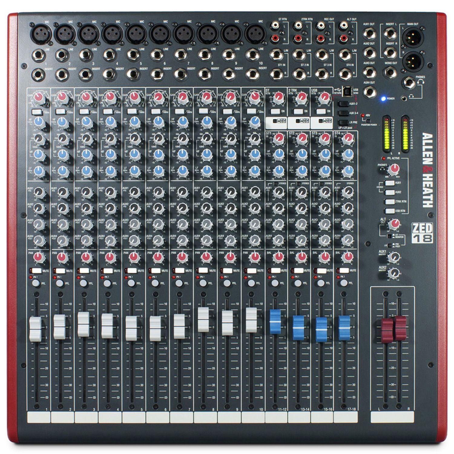 Φωτογραφία προϊόντος: Allen Heath Allen & Heath ZED-18 - Αναλογική κονσόλα ήχου 18 καναλιών