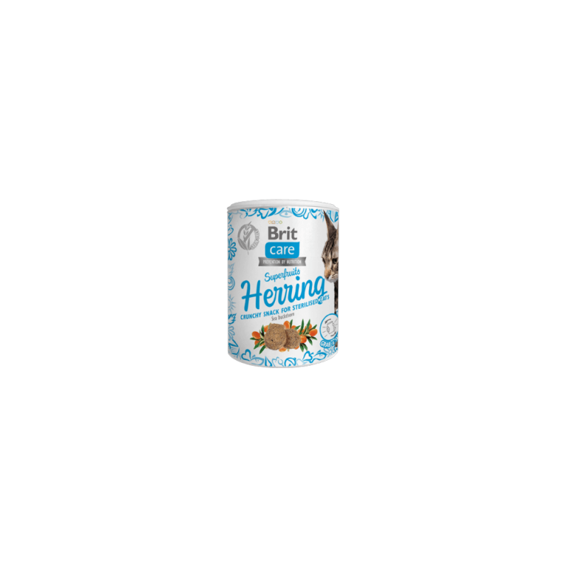 Φωτογραφία προϊόντος: Brit Care Cat Superfruits Snack Herring 100gr