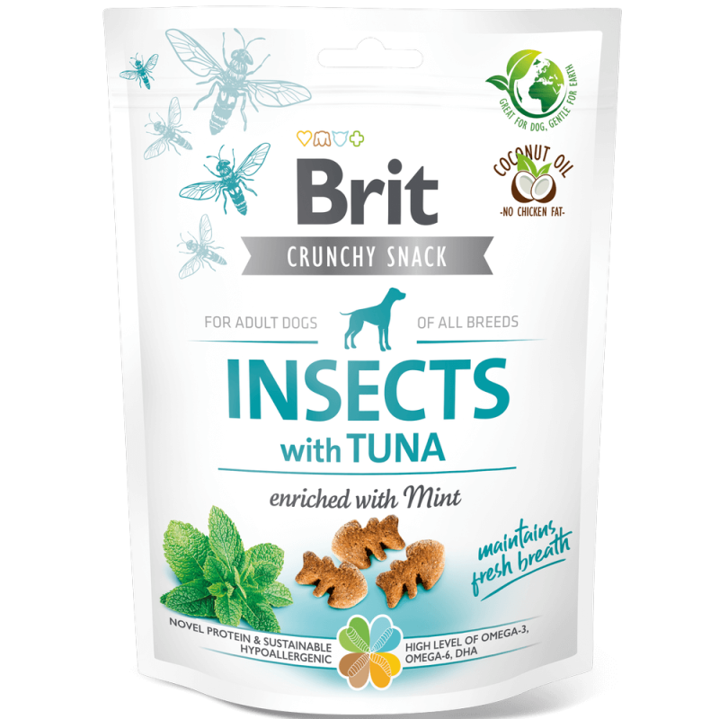 Φωτογραφία προϊόντος: Brit Dog SN Crunchy Cracker Insects with Tuna 200g