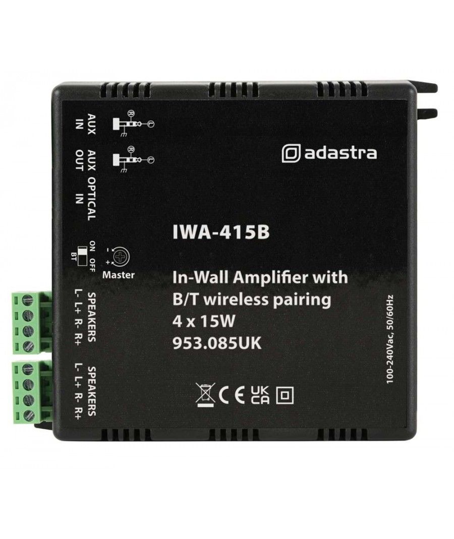 Φωτογραφία προϊόντος: Adastra IWA-415B - Ενισχυτής Bluetooth 4X15W