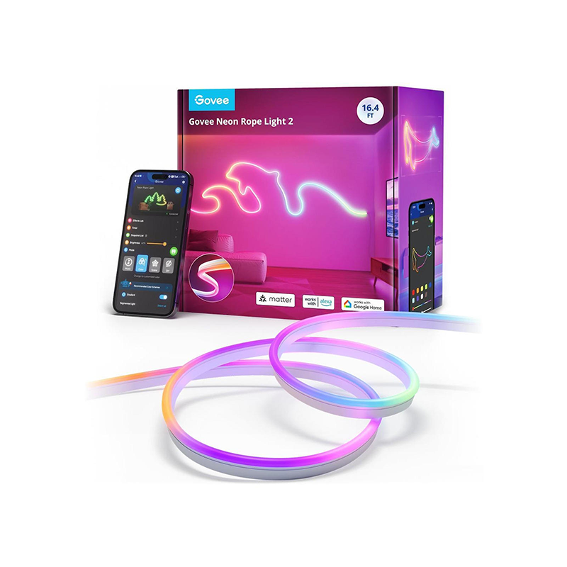 Φωτογραφία προϊόντος: Govee Neon Rope Light-2 H61D5 - LED Strip Light White support Matter 5m