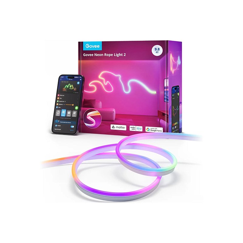 Φωτογραφία προϊόντος: Govee Neon Rope Light-2 H61D3 - LED Strip Light White support Matter 3m