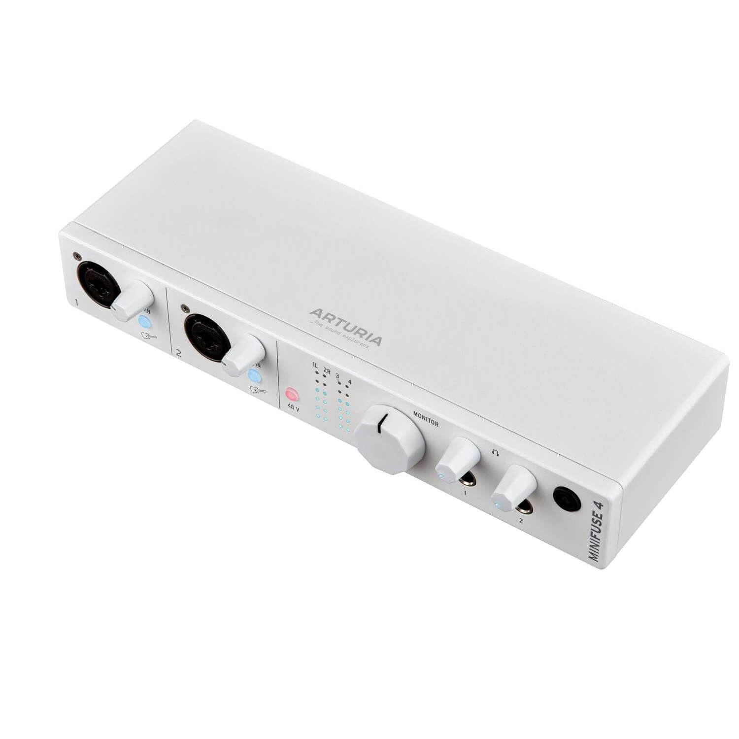 Φωτογραφία προϊόντος: Arturia MiniFuse 4 White - Φορητή κάρτα ήχου USB 4 in / 4 out