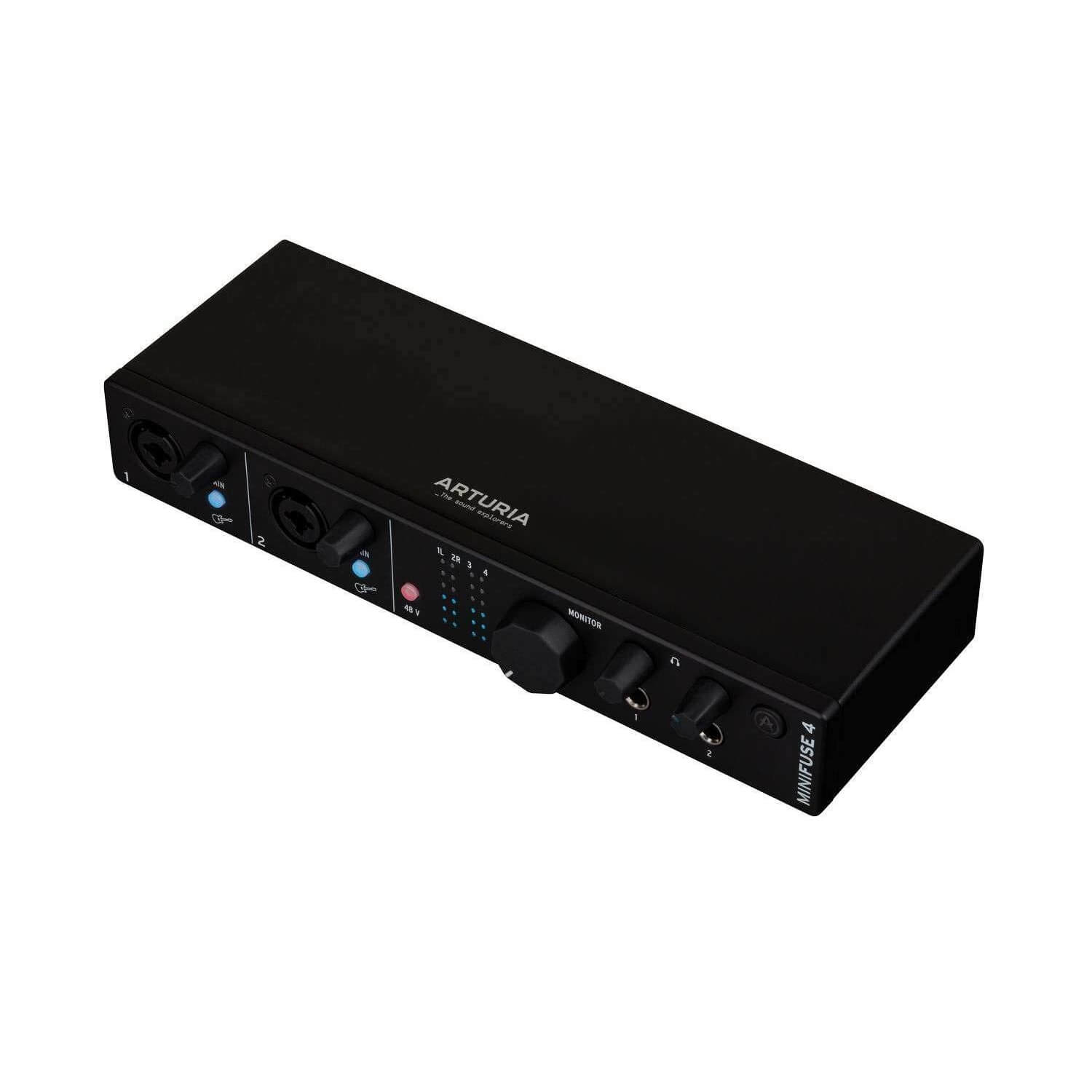 Φωτογραφία προϊόντος: Arturia MiniFuse 4 Black - Φορητή κάρτα ήχου USB 4 in / 4 out