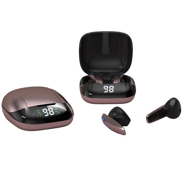 Φωτογραφία προϊόντος: OEM Ασύρματο ακουστικό Bluetooth 5.0 Earbuds HiFi Stereo In Ear TWS E68 PINK
