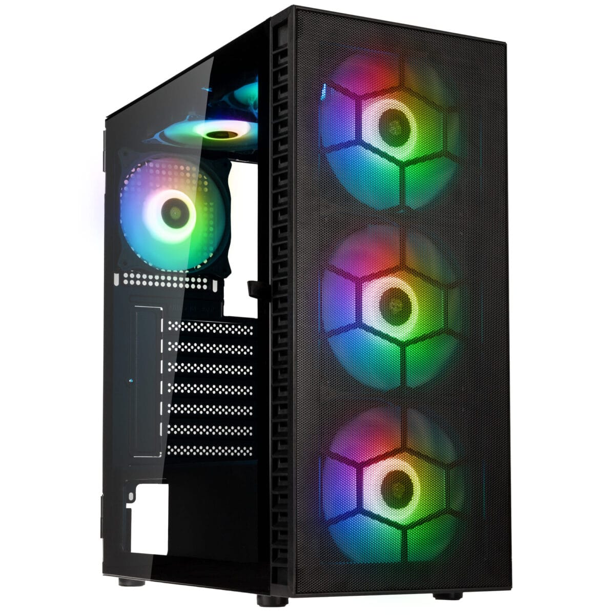 Φωτογραφία προϊόντος: Pro GamersWare Kolink Observatory HF Mesh ARGB Midi Tower Case - Black (PGW-CH-KOL-110)