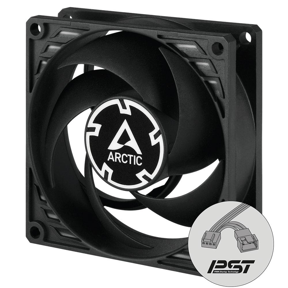 Φωτογραφία προϊόντος: ARCTIC P8 PWM PST Case Fan - 80mm case fan with PWM control and PST cable