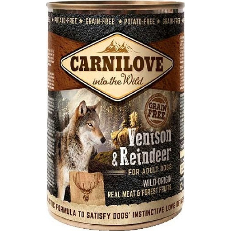 Φωτογραφία προϊόντος: Υγρή Τροφή Carnilove Adult Venison & Reindeer 400gr (Brit)