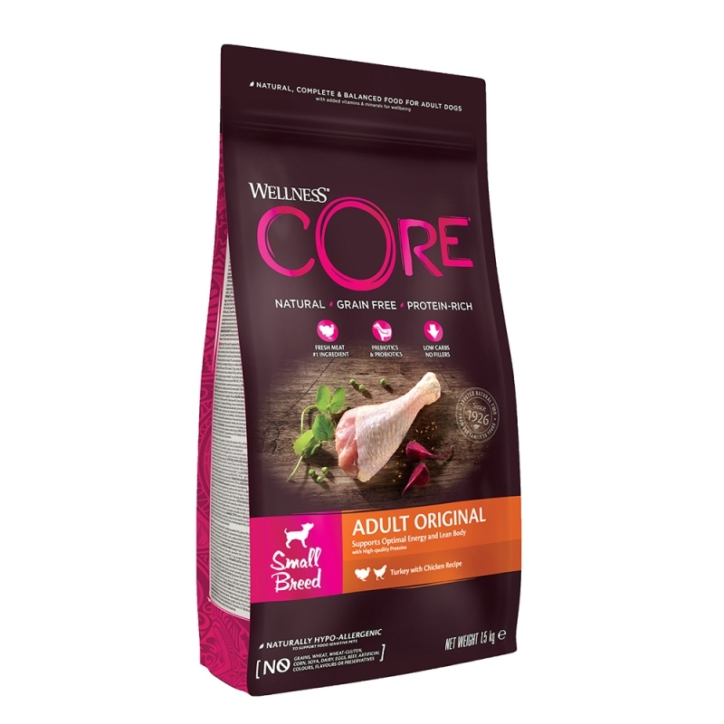 Φωτογραφία προϊόντος: WELLNESS CORE ADULT SMALL BREED ΓΑΛΟΠΟΥΛΑ 1.5KG