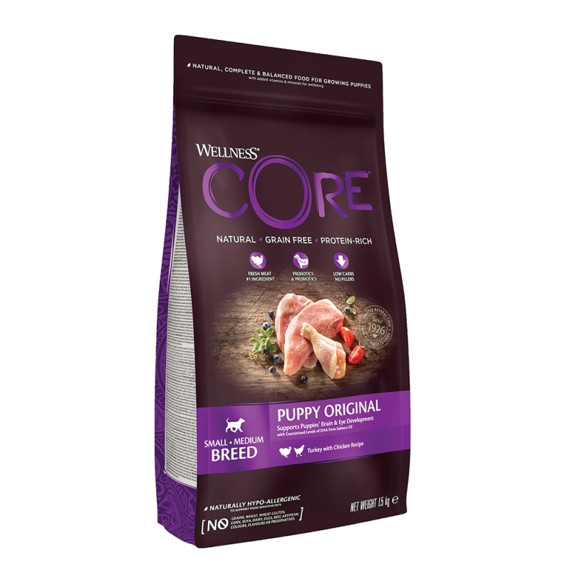 Φωτογραφία προϊόντος: WELLNESS CORE PUPPY ΓΑΛΟΠΟΥΛΑ & ΚΟΤΟΠΟΥΛΟ 1.5KG