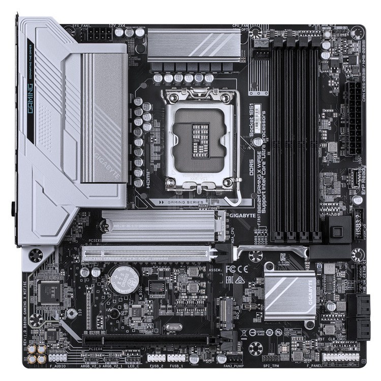 Φωτογραφία προϊόντος: GIGABYTE MOTHERBOARD B860M GAMING X WIFI6E DDR5, 1851, MATX