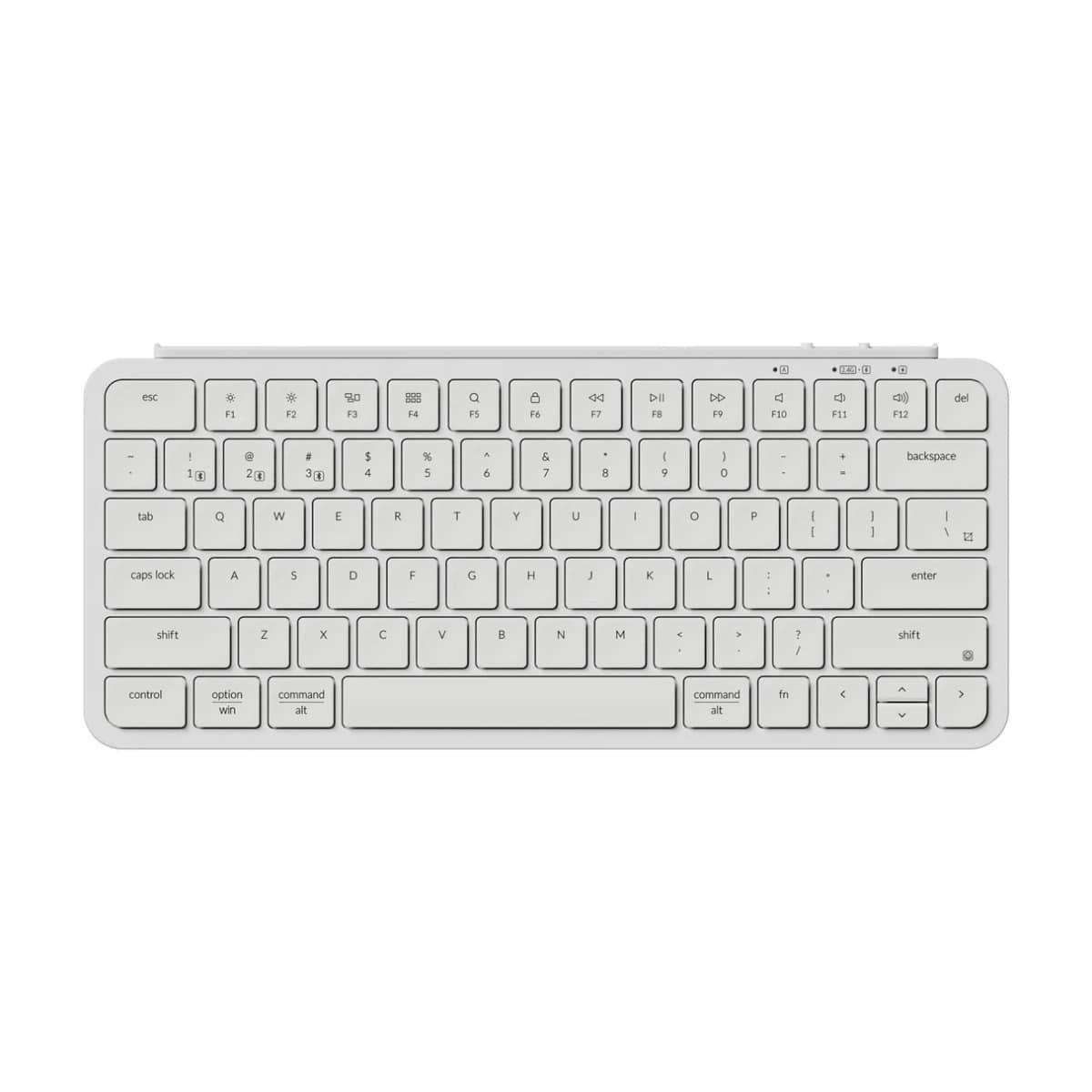 Φωτογραφία προϊόντος: Keychron B1 Pro (B1P-K8) Ultraslim Mini Wireless Keyboard ZMK Online customize-Ivory White 75% US