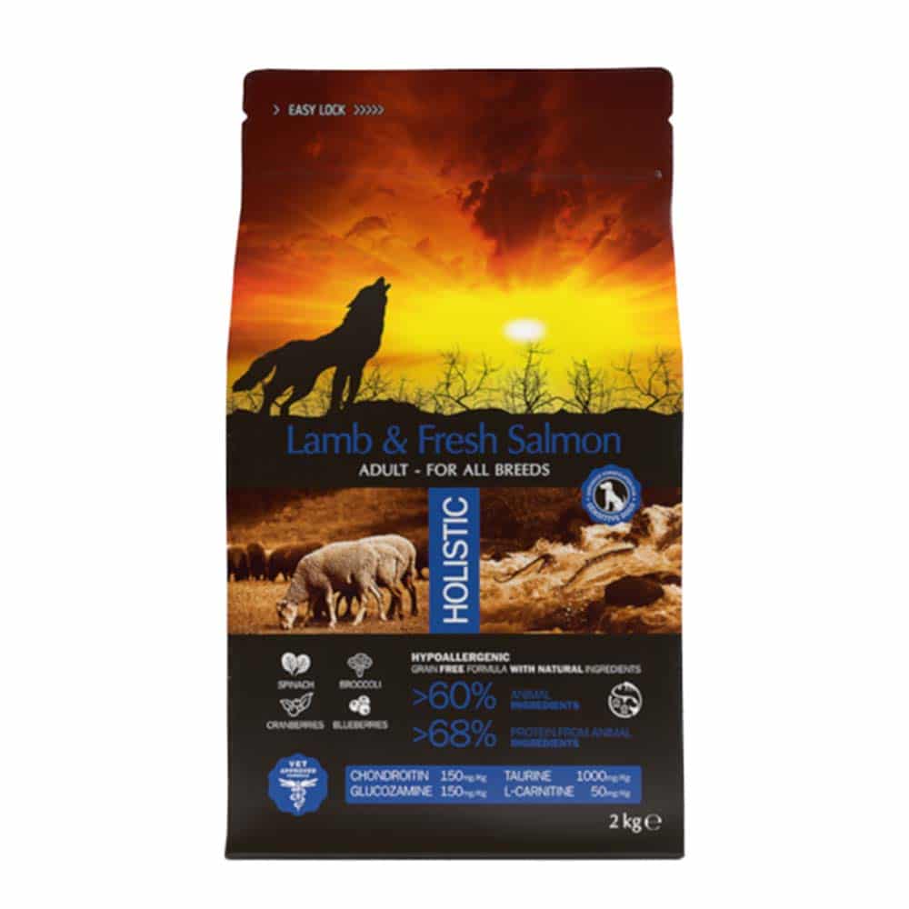 Φωτογραφία προϊόντος: AMBROSIA GF DOG ADULT FRESH LAMB & SALMON 2Kg
