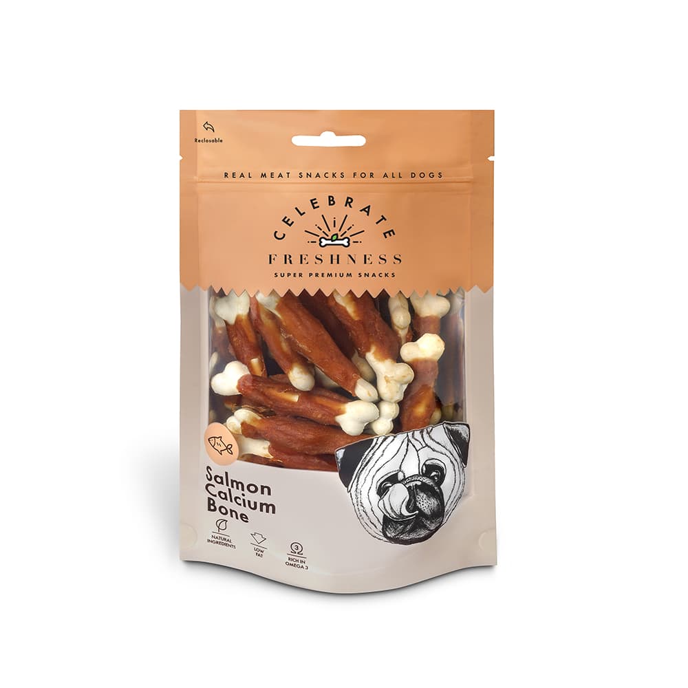 Φωτογραφία προϊόντος: Celebrate Freshness CELEBRATE SALMON CALCIUM BONE 100GR ..