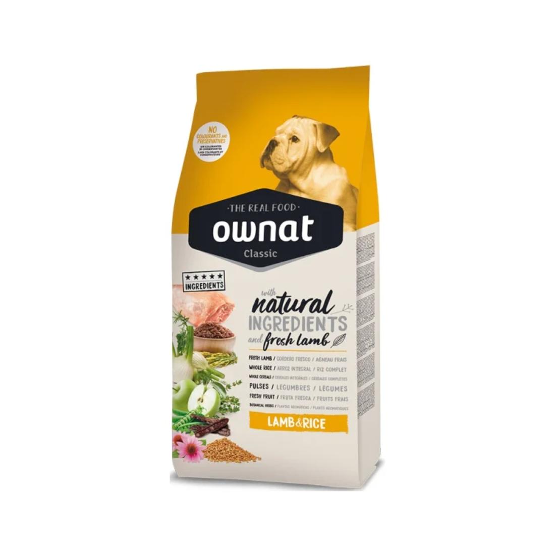 Φωτογραφία προϊόντος: OWNAT LAMB & RICE DOG 12KG