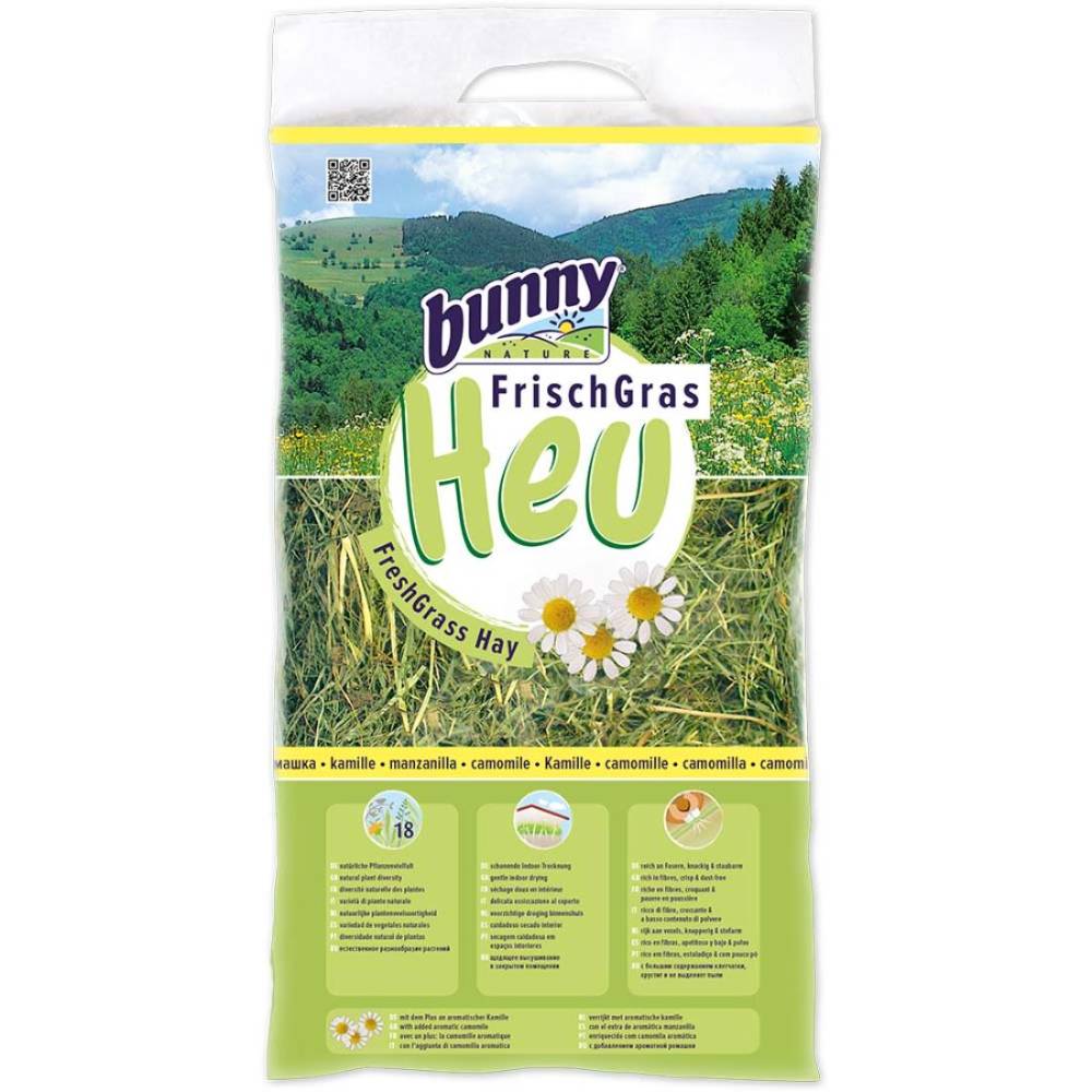 Φωτογραφία προϊόντος: BUNNY ΧΟΡΤΟ FRESHGRASS HAY ΜΕ ΧΑΜΟΜΗΛΙ 500GR