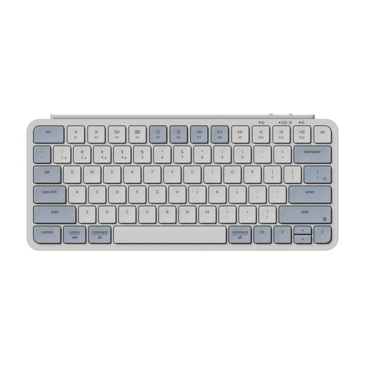 Φωτογραφία προϊόντος: Keychron B1 Pro (B1P-K11) Ultraslim Mini Wireless BT Keyboard ZMK Online customize Retro Blue 75% US