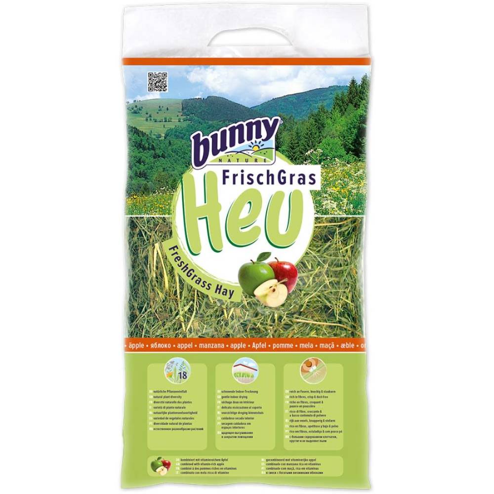 Φωτογραφία προϊόντος: BUNNY FRESH GRASS HAY WITH APPLE 500GR