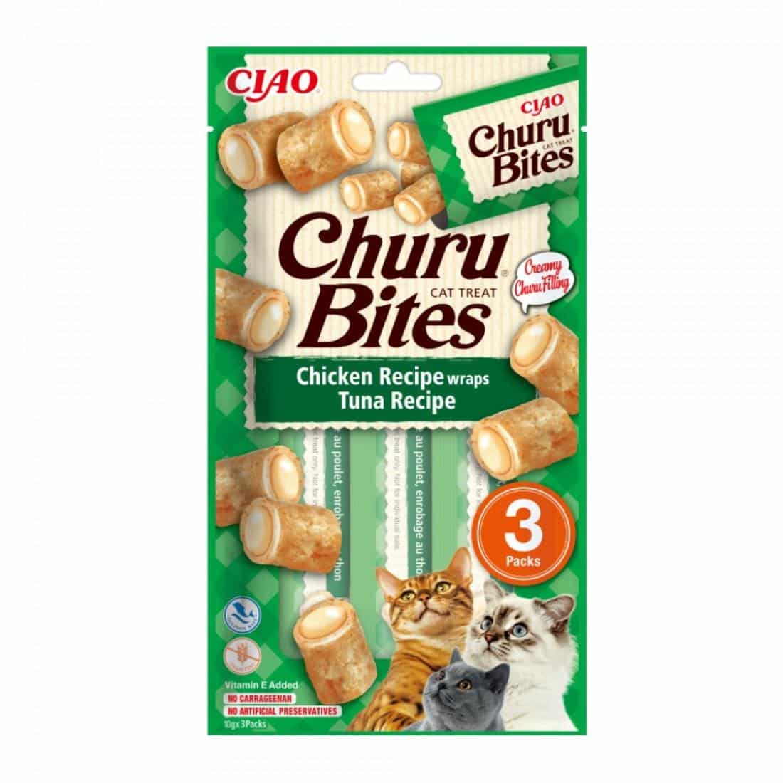 Φωτογραφία προϊόντος: CHURU CAT BITES CHICKEN & TUNA 30GR