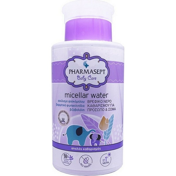 Φωτογραφία προϊόντος: Pharmasept Baby Care Micellar Water Βρεφικό Νερό Καθαρισμού για Πρόσωπο & Σώμα (300ml)
