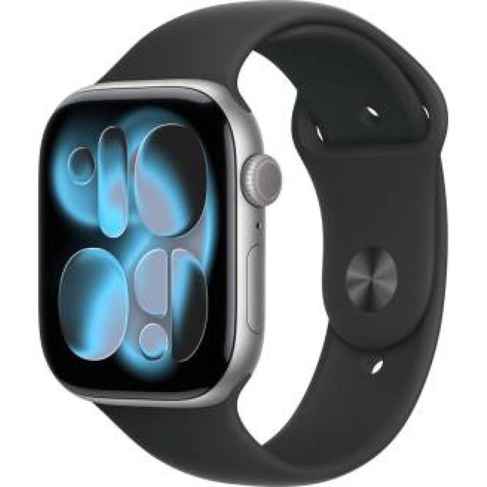 Φωτογραφία προϊόντος: Apple Watch Series 11 GPS 46mm Space Grey Aluminium Case with Black Sport Band - M/L