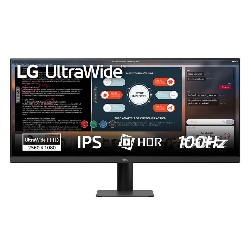 Φωτογραφία προϊόντος: Monitor LG 29U511A-B/29'' UltraWide WFHD 2560x1080 IPS/100Hz/HDR10/Tilt/VESA