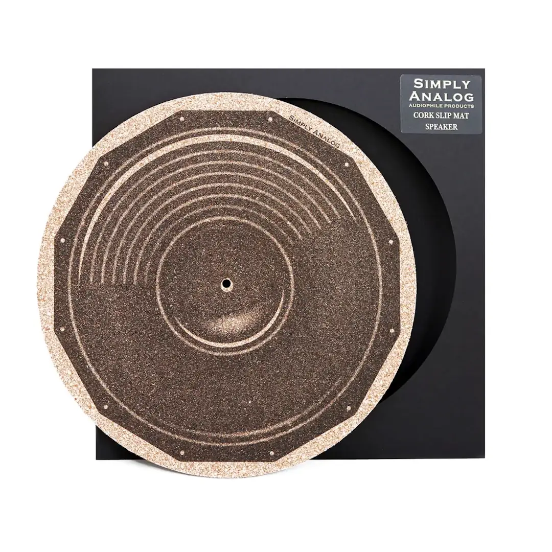 Φωτογραφία προϊόντος: Simply Analog Cork Turntable Platter Mat (Speaker Printed)
