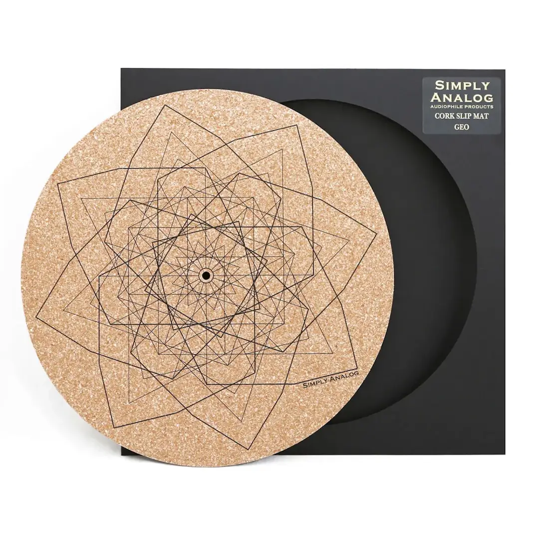 Φωτογραφία προϊόντος: Simply Analog Cork Turntable Platter Mat (Geo Printed)