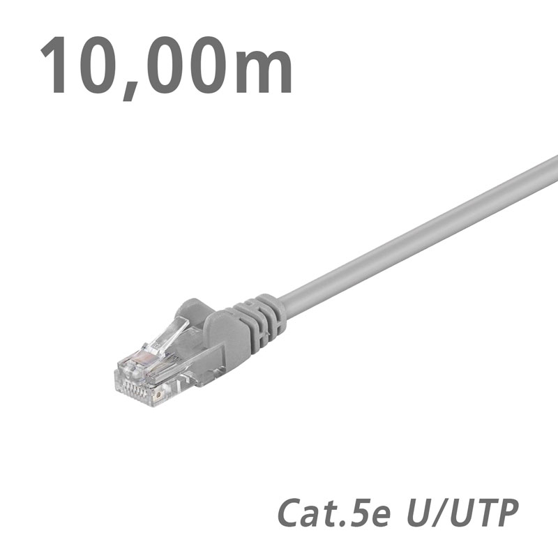 Φωτογραφία προϊόντος: Edision 68347 ΚΑΛΩΔΙΟ Patch Cat.5e U/UTP Grey 10.0m