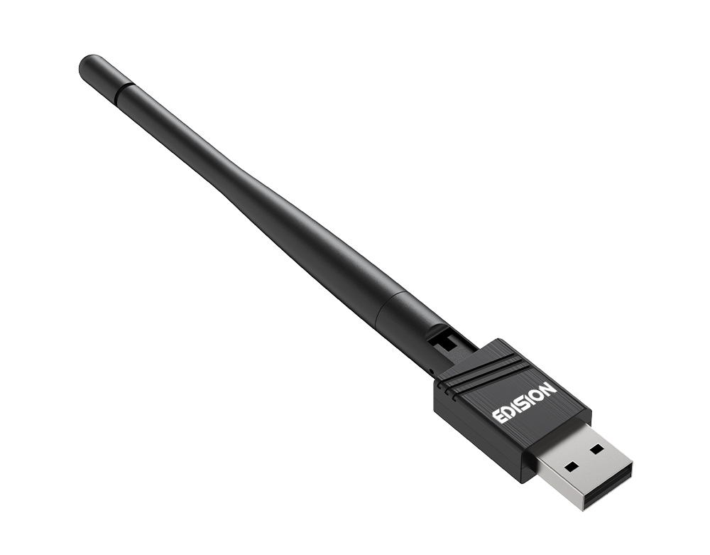 Φωτογραφία προϊόντος: Edision USB WiFi EDI-MEGA 2 Αντάπτορας USB ασύρματου δικτύου 150 Mbps