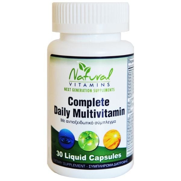 Φωτογραφία προϊόντος: Natural Vitamins Complete Daily Multivitamin 30caps