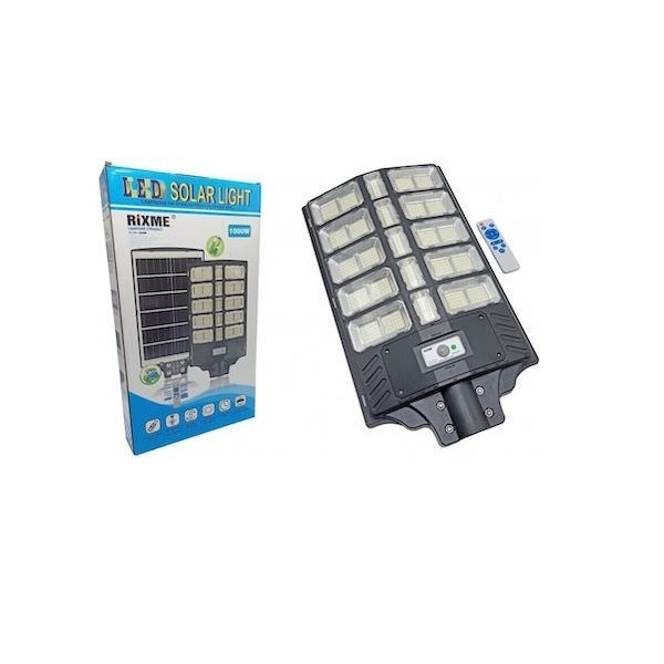 Φωτογραφία προϊόντος: OEM Rixme RX-1000W Ηλιακό Φωτιστικό Δρόμου με Αισθητήρα Κίνησης, Φωτοκύτταρο και Τηλεχειριστήριο IP67 52582401