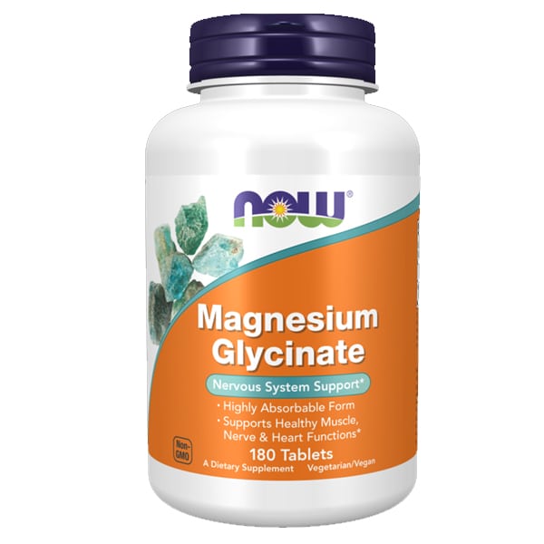 Φωτογραφία προϊόντος: NOW Foods Magnesium Glycinate 180tabs (NowFoods)