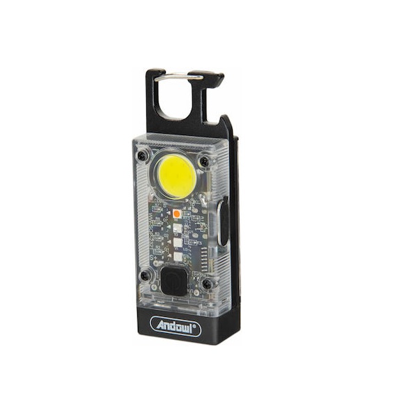 Φωτογραφία προϊόντος: OEM Andowl Q-D80 Φακός Μπρελόκ LED με Μέγιστη Φωτεινότητα 300lm 53960097