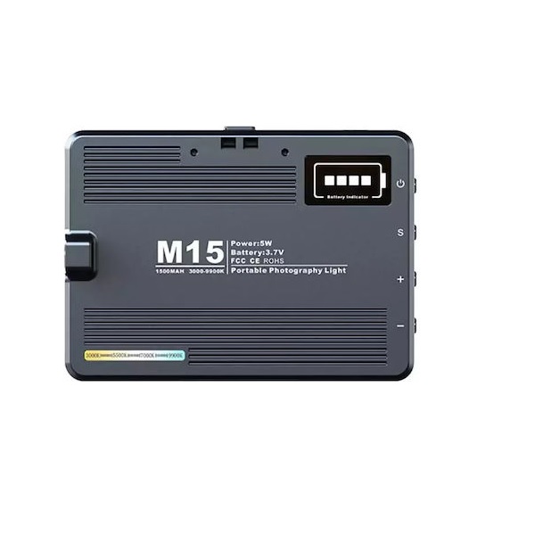 Φωτογραφία προϊόντος: OEM M15 Φορητό Φωτιστικό Φωτογραφίας 5W με Φωτεινότητα 1000lm 000-230-15338 54226225