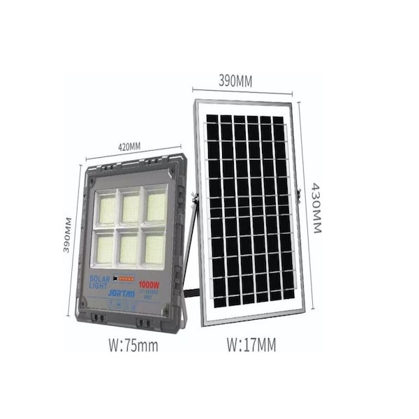 Φωτογραφία προϊόντος: OEM Jortan JT-181000-XM1000W Στεγανός Ηλιακός Προβολέας LED 1000W Ψυχρό Λευκό 6000K με Τηλεχειριστήριο IP67 54857888