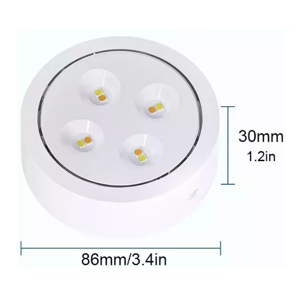Φωτογραφία προϊόντος: OEM LED Φωτιστικό για Ντουλάπες με Μπαταρία 3τμχ 000-230-12338-3 48546061