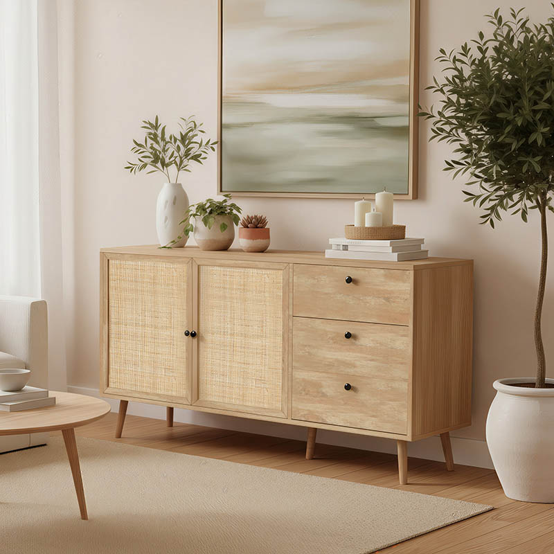 Φωτογραφία προϊόντος: Μπουφές Oslo pakoworld sonoma 150x39x79εκ