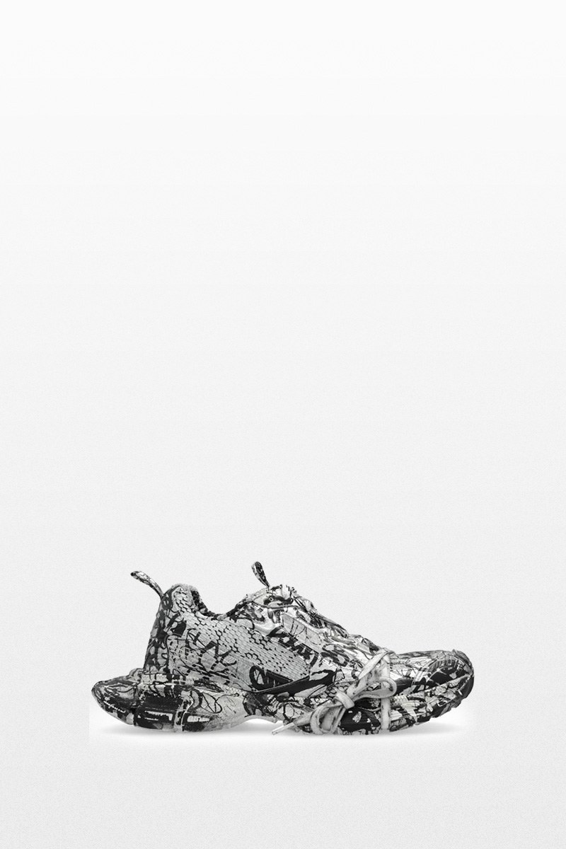 Φωτογραφία προϊόντος: BALENCIAGA 3XL Extreme Graffiti Low-Top Sneakers WHT